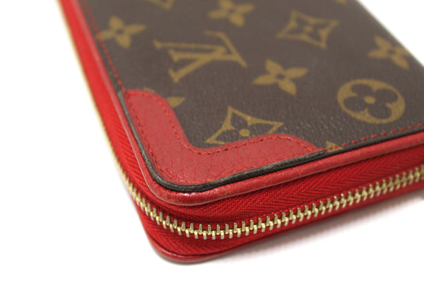 Louis Vuitton Cerise Monogram Retiro Zippy Long Wallet