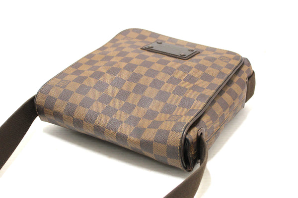 Louis Vuitton Damier Ebene Brooklyn PM Messenger Bag