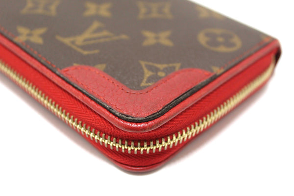 Louis Vuitton Cerise Monogram Retiro Zippy Long Wallet