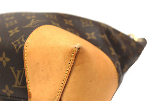 Louis Vuitton Classic Monogram Berri MM Hobo Shoulder Bag