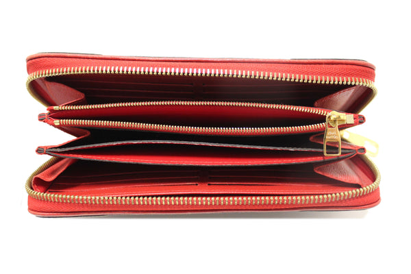 Louis Vuitton Cerise Monogram Retiro Zippy Long Wallet