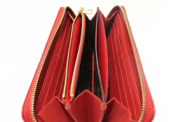 Louis Vuitton Cerise Monogram Retiro Zippy Long Wallet
