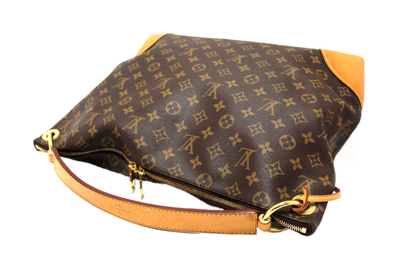 Louis Vuitton Classic Monogram Berri MM Hobo Shoulder Bag
