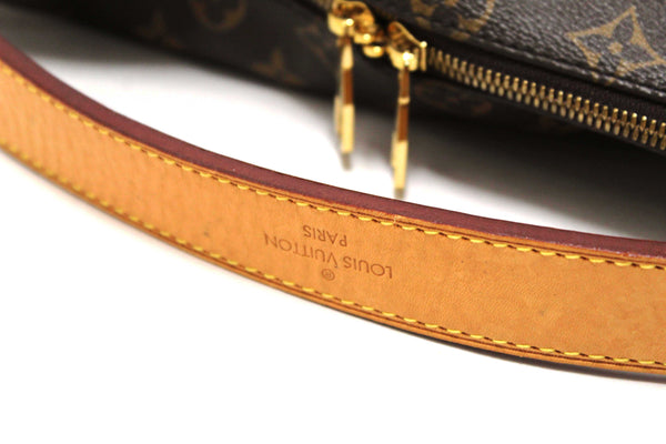 Louis Vuitton Classic Monogram Berri MM Hobo Shoulder Bag
