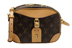 Authentic Louis Vuitton Classic Monogram Deauville Mini Bag