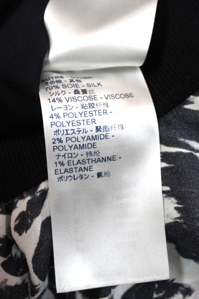 Louis Vuitton Black and Leopard Mini Dress size L