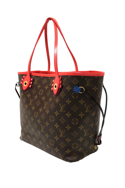 Louis Vuitton Limited Edition Totem Monogram Canvas Neverfull MM Shoulder Tote Bag