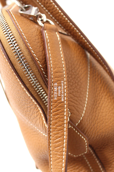 Hermes Brown Taurillon Clemence Bolide 31 Handbag/Shoulder Bag