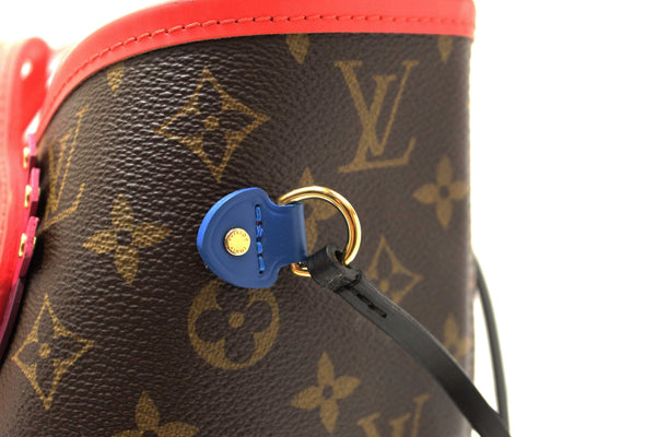Louis Vuitton Limited Edition Totem Monogram Canvas Neverfull MM Shoulder Tote Bag