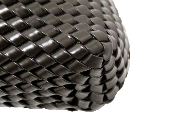 Bottega Veneta Brown Nappa Intrecciato Slanted Clutch Fondant