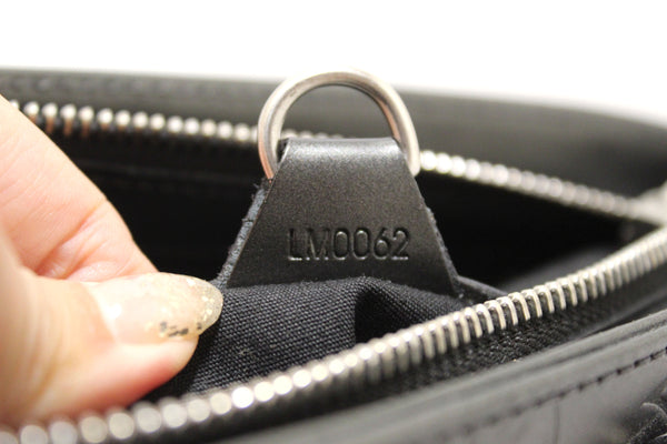 Louis Vuitton Vernis Black-Grey Mat Houston Tote Shoulder Bag