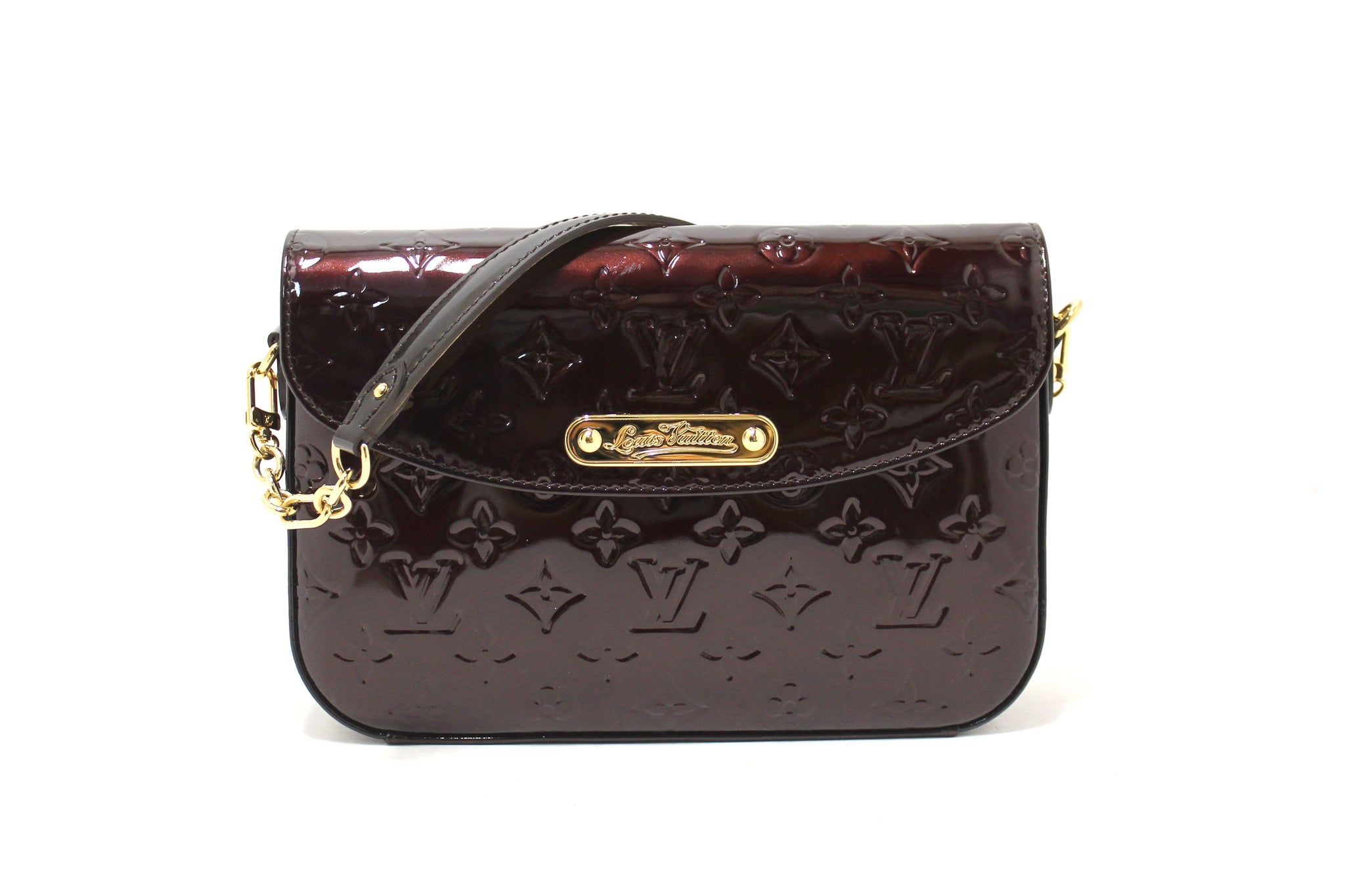 LOUIS VUITTON Louis Vuitton Amarante Monogram Vernis Leather Rodeo Dri | Italystation.com - Shop Now at italystation.com