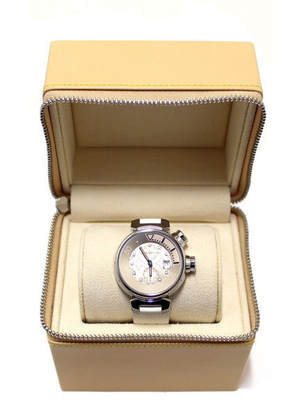 Louis Vuitton White Lovely Cup Chronograph Watch