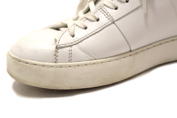 Valentino Garavani White Leather Rockstud Sneaker Size 39.5 | Italystation.com - Shop Now at italystation.com
