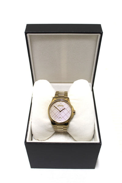 Gucci Swiss Quartz and Alloy Dress Gold-Toned Watch