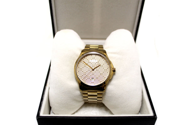 Authentic Gucci Swiss Quartz and Alloy Dress Gold-Toned Watch