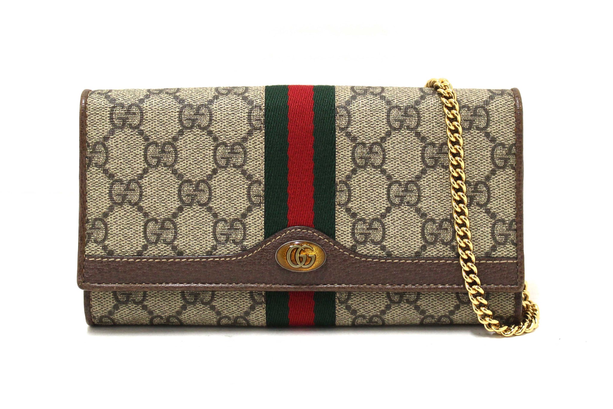 Gucci GG Supreme Ophidia Chain Wallet