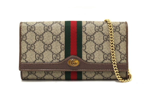 Gucci GG Supreme Ophidia Chain Wallet