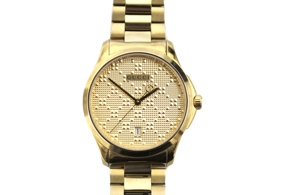 Gucci Swiss Quartz and Alloy Dress Gold-Toned Watch