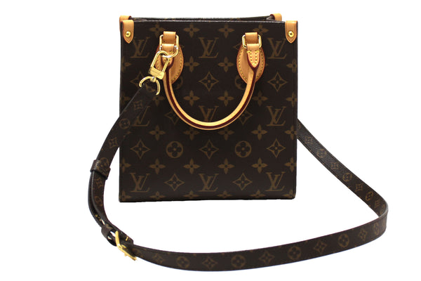 Louis Vuitton Classic Monogram Canvas Sac Plat BB Handbag