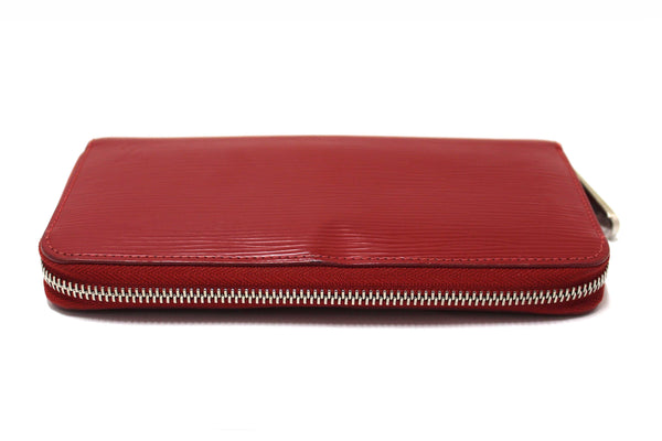 Louis Vuitton Red Epi Leather Zippy Long Wallet