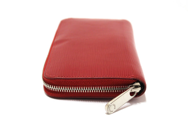 Louis Vuitton Red Epi Leather Zippy Long Wallet