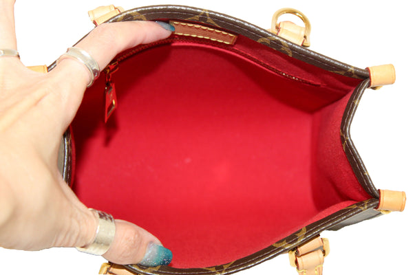 Louis Vuitton Classic Monogram Canvas Sac Plat BB Handbag