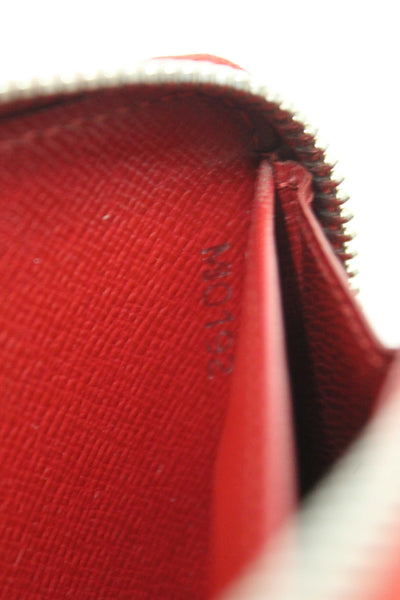 Louis Vuitton Red Epi Leather Zippy Long Wallet