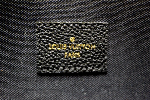 Louis Vuitton Black Monogram Empreinte Felicie Pochette Bag