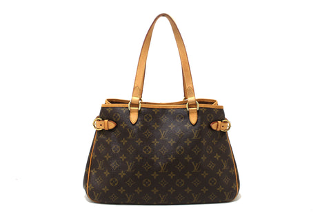 Louis Vuitton Classic Monogram Horizontal Batignolles Tote Shoulder Bag