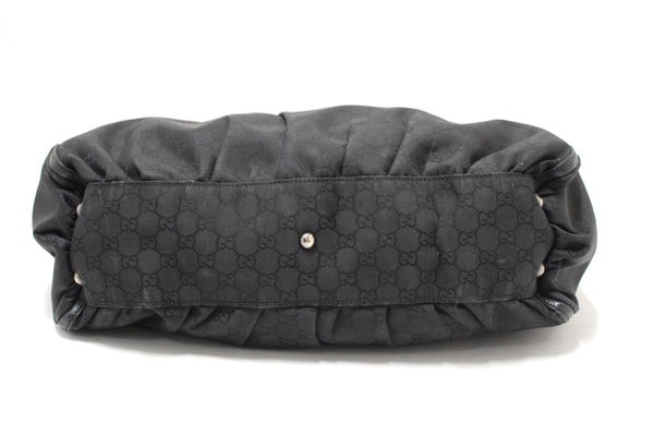 Gucci GG Black Nylon Large Tote Shoulder Bag 341491