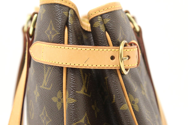 Louis Vuitton Classic Monogram Horizontal Batignolles Tote Shoulder Bag