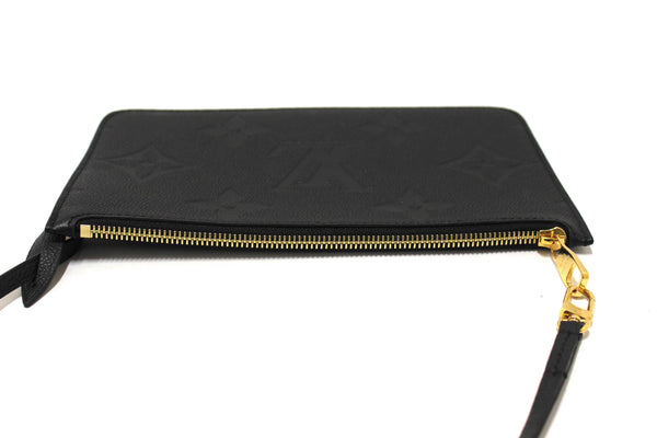Louis Vuitton Black Empreinte Neverfull Pouch Pochette