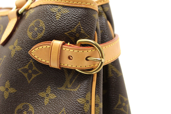 Louis Vuitton Classic Monogram Horizontal Batignolles Tote Shoulder Bag