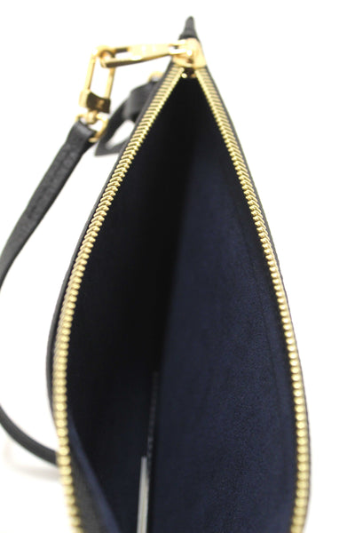Louis Vuitton Black Empreinte Neverfull Pouch Pochette