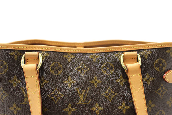Louis Vuitton Classic Monogram Horizontal Batignolles Tote Shoulder Bag