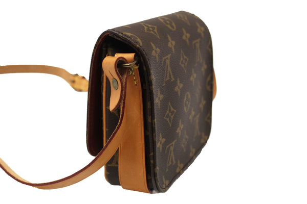 Louis Vuitton Vintage Classic Monogram Cartouchiere PM Messenger Bag