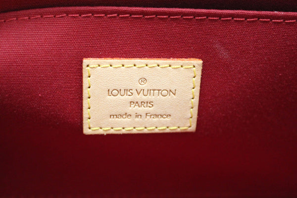 Louis Vuitton Red Monogram Vernis Leather Roxbury Drive Bag