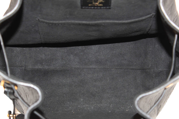 Louis Vuitton Black Monogram Empreinte Montsouris Backpack