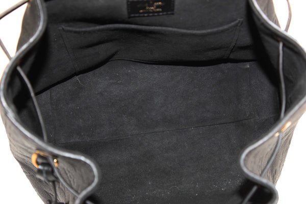 Louis Vuitton Black Monogram Empreinte Montsouris Backpack