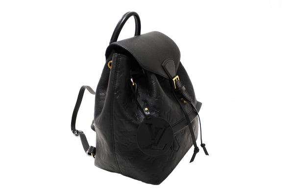 Louis Vuitton Black Monogram Empreinte Montsouris Backpack