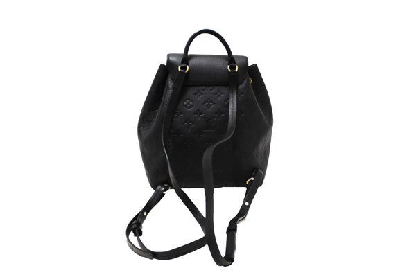 Louis Vuitton Black Monogram Empreinte Montsouris Backpack