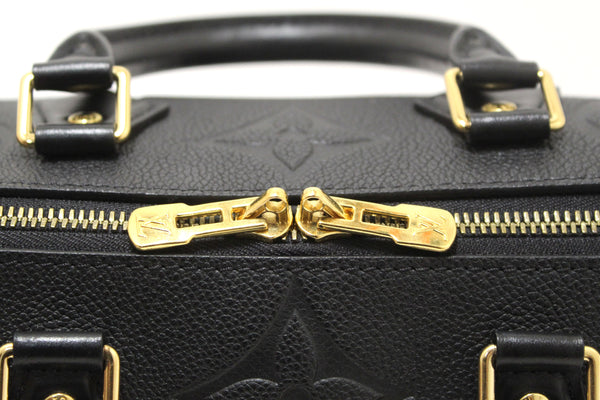 Louis Vuitton Black Empreinte Speedy 25 Bandouliere Crossbody Bag