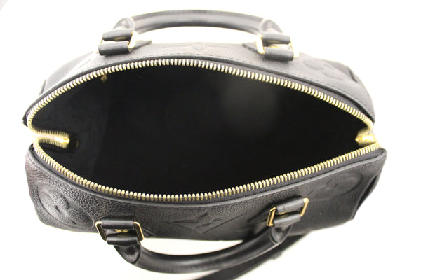Louis Vuitton Black Empreinte Speedy 25 Bandouliere Crossbody Bag