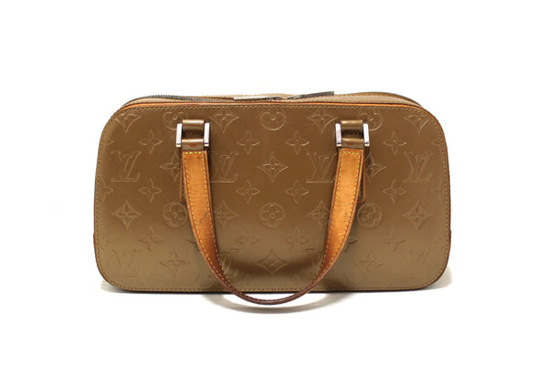 louis vuitton gold matte monogram vernis shelton handbag | Shop Now at Italystation.com