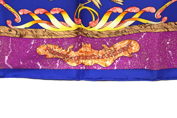 Hermes Pink Pierres d'Orient et d'Occident Scarf 90cm