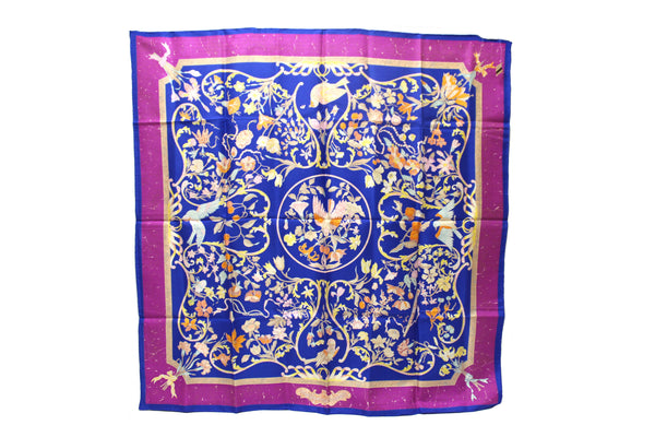 Hermes Pink Pierres d'Orient et d'Occident Scarf 90cm