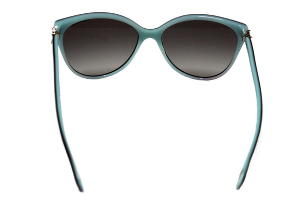 Tiffany & Co. Black/Blue Sunglasses with Swarovski Crystal Accents TF4089