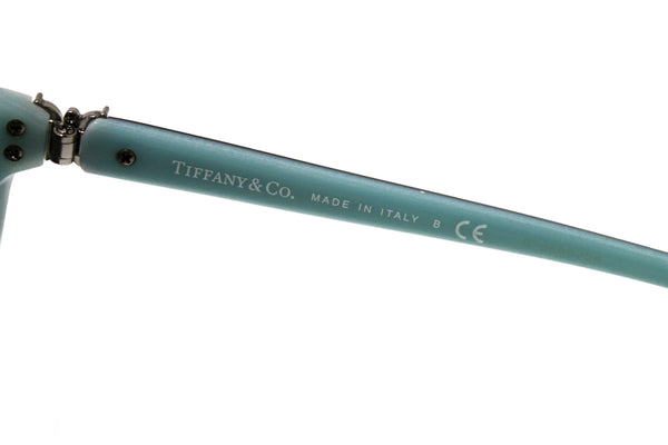 Tiffany & Co. Black/Blue Sunglasses with Swarovski Crystal Accents TF4089