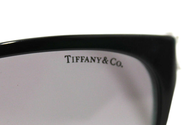Tiffany & Co. Black/Blue Sunglasses with Swarovski Crystal Accents TF4089